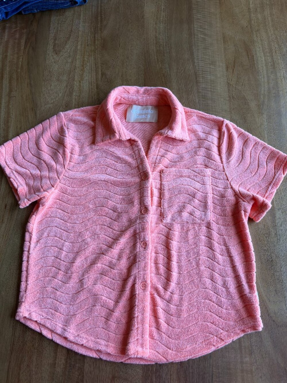 Araminta James Terry Cloth Top | Size XS